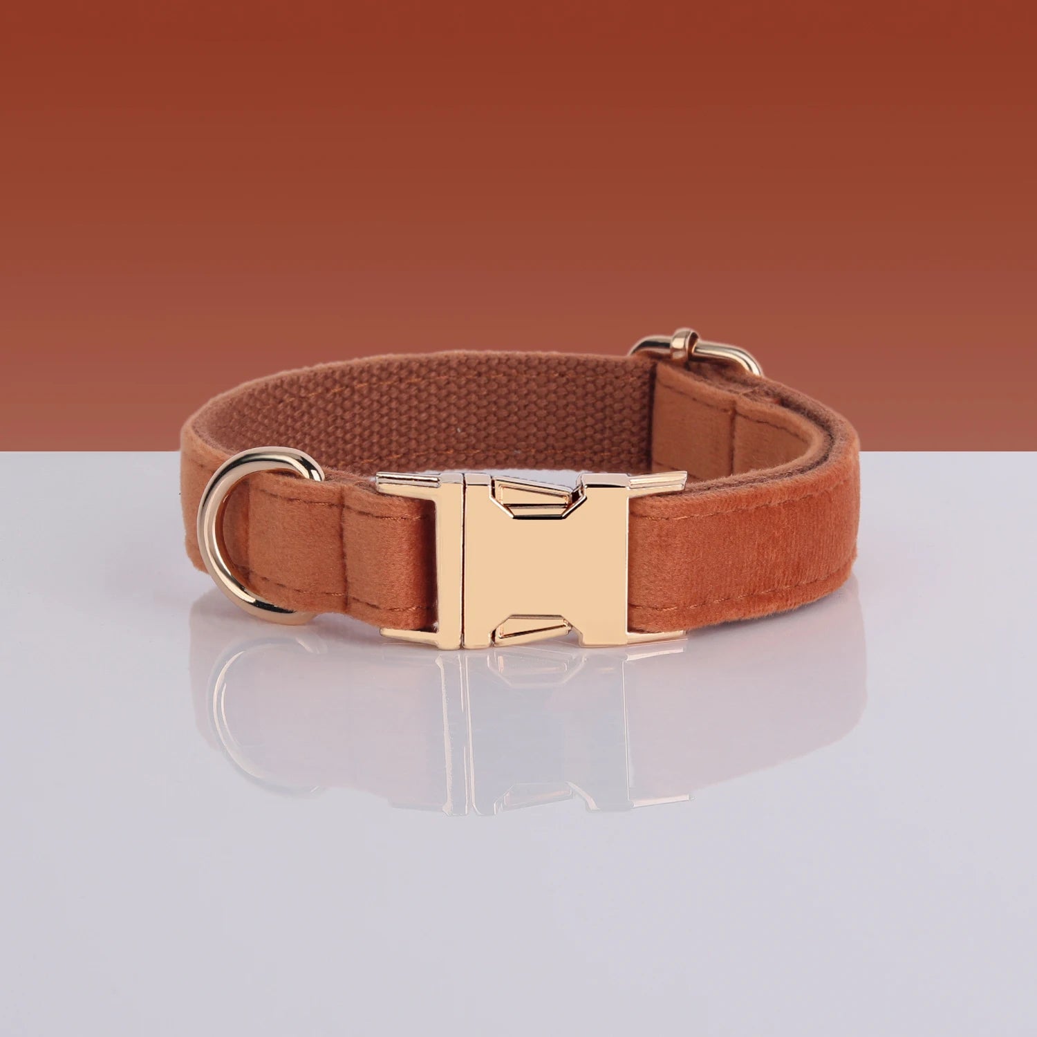 Luxury Velvet Dog Collar With Name