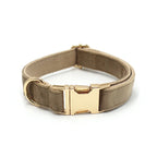 Luxury Velvet Dog Collar With Name