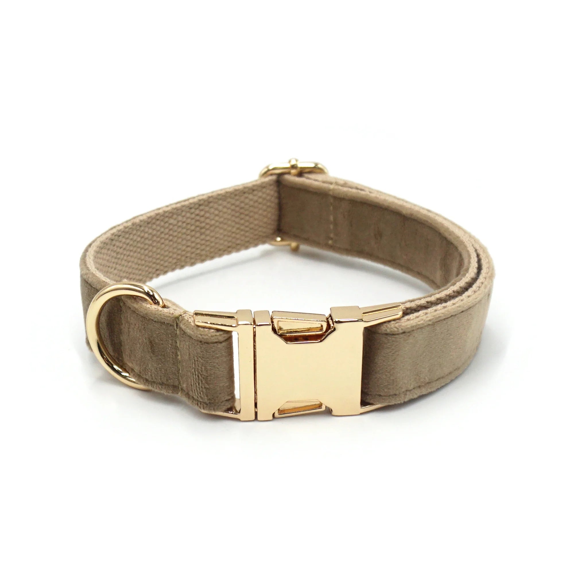 Luxury Velvet Dog Collar With Name