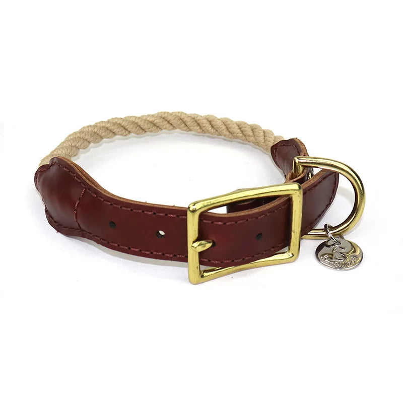 Luxury Durable Braided Rope Classic Collar