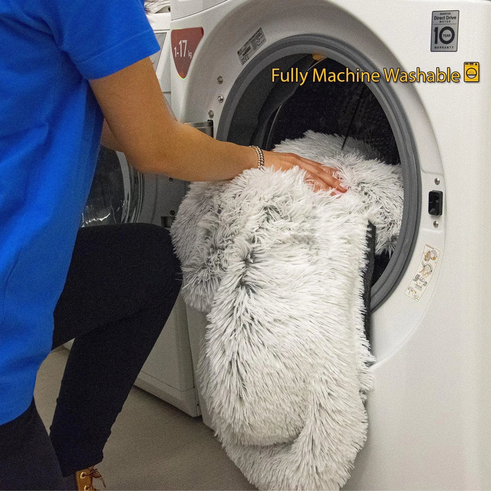Removable Fluffy Pet Bed