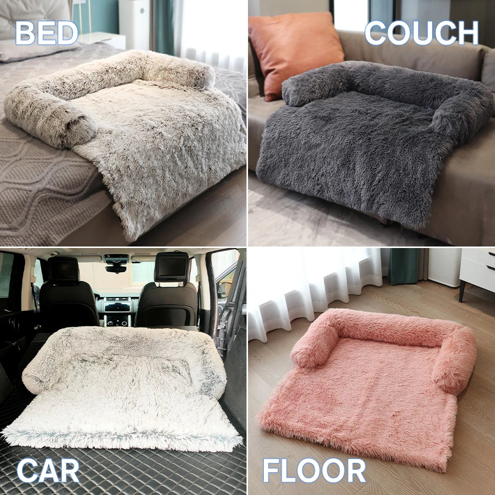 Removable Fluffy Pet Bed