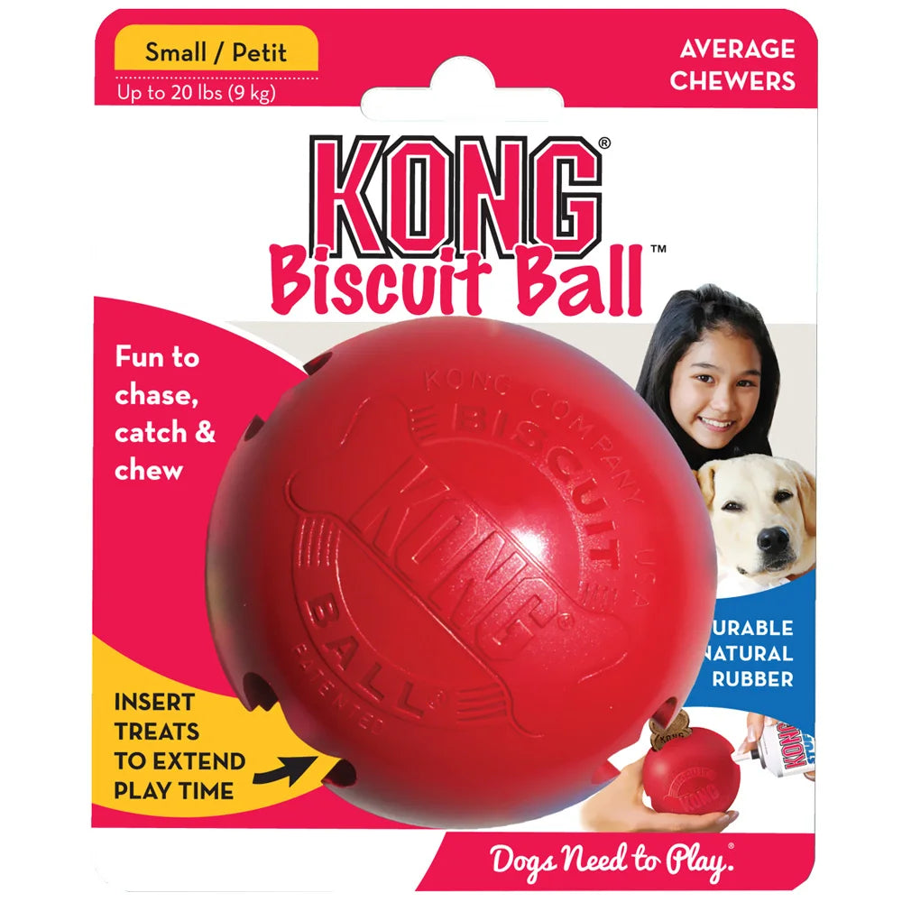 S-Size KONG Classic Biscuit Ball