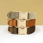 Luxury Velvet Dog Collar With Name