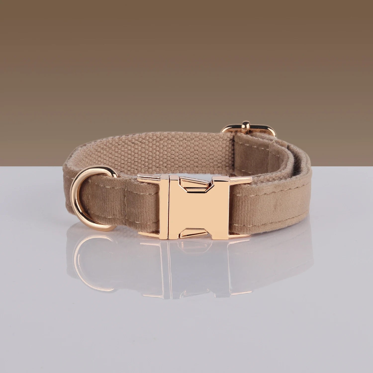 Luxury Velvet Dog Collar With Name