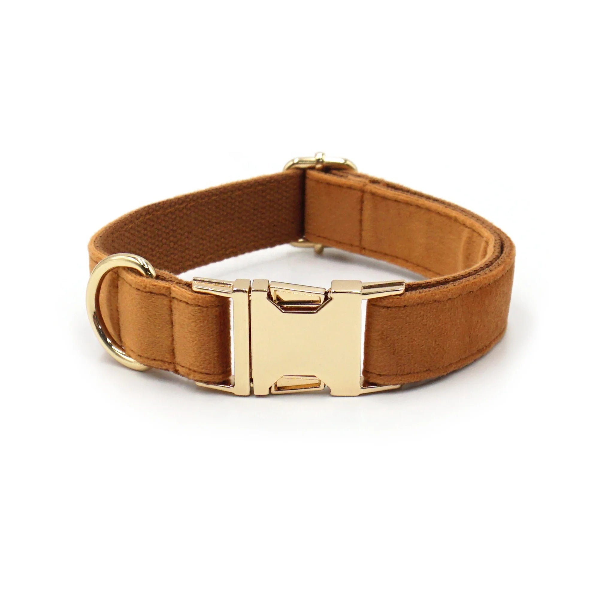 Luxury Velvet Dog Collar With Name