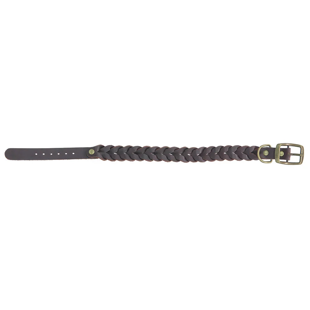 Braided Leather Collar