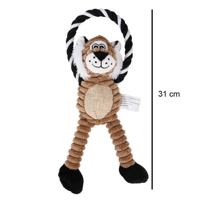 Squeaky Animal Dog Toy