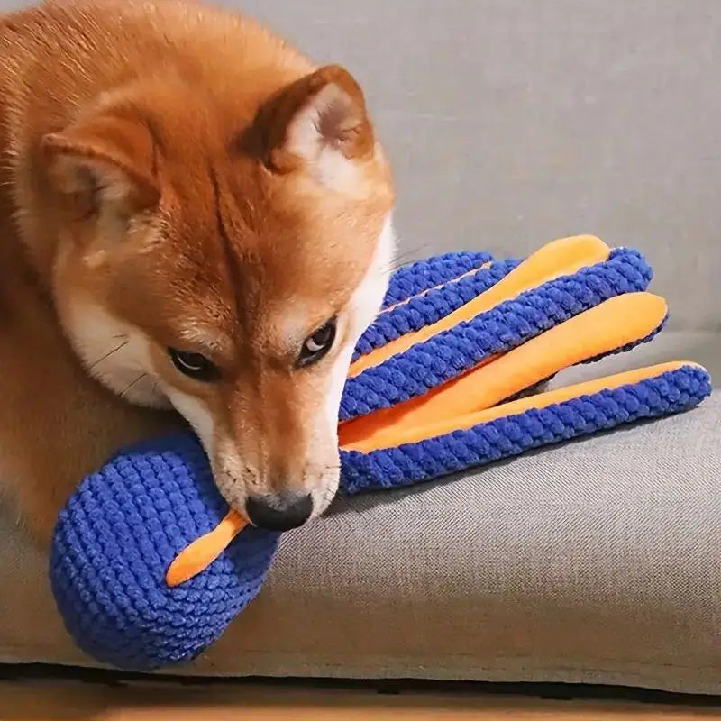 Octopus Squeaky Dog Toy