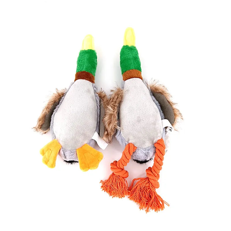 Plush Duck Dog Toy