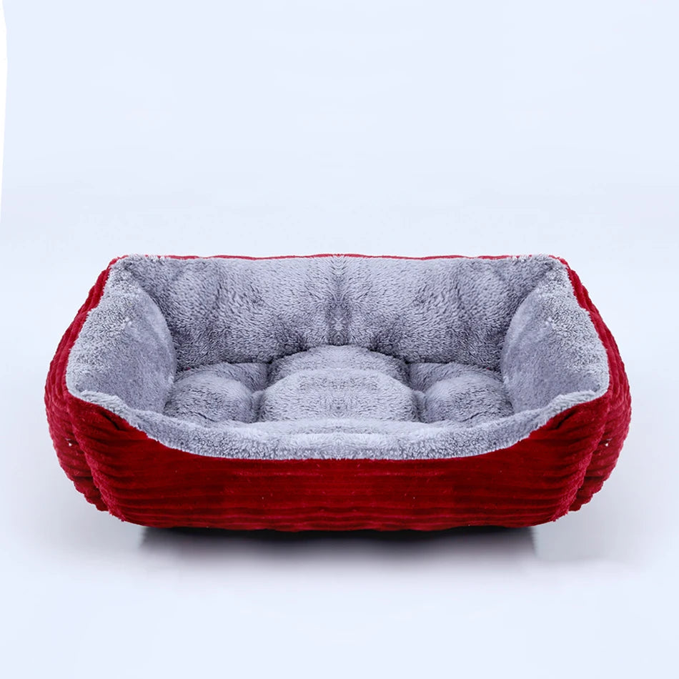 Square dog bed