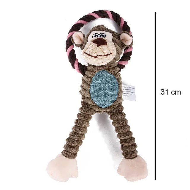 Squeaky Animal Dog Toy