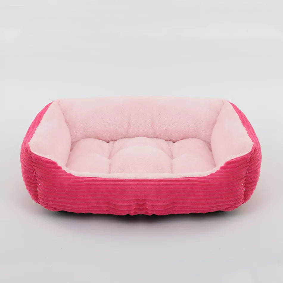 Square dog bed