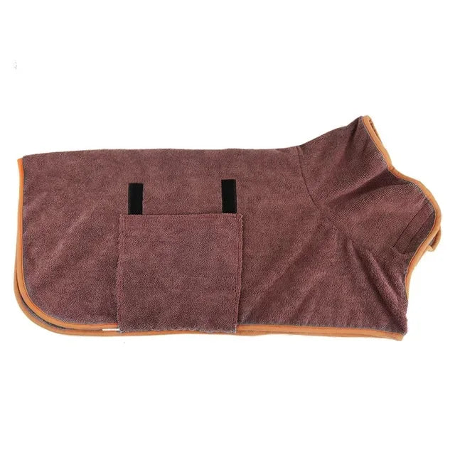Dog Bathrobe Higly Absorbent
