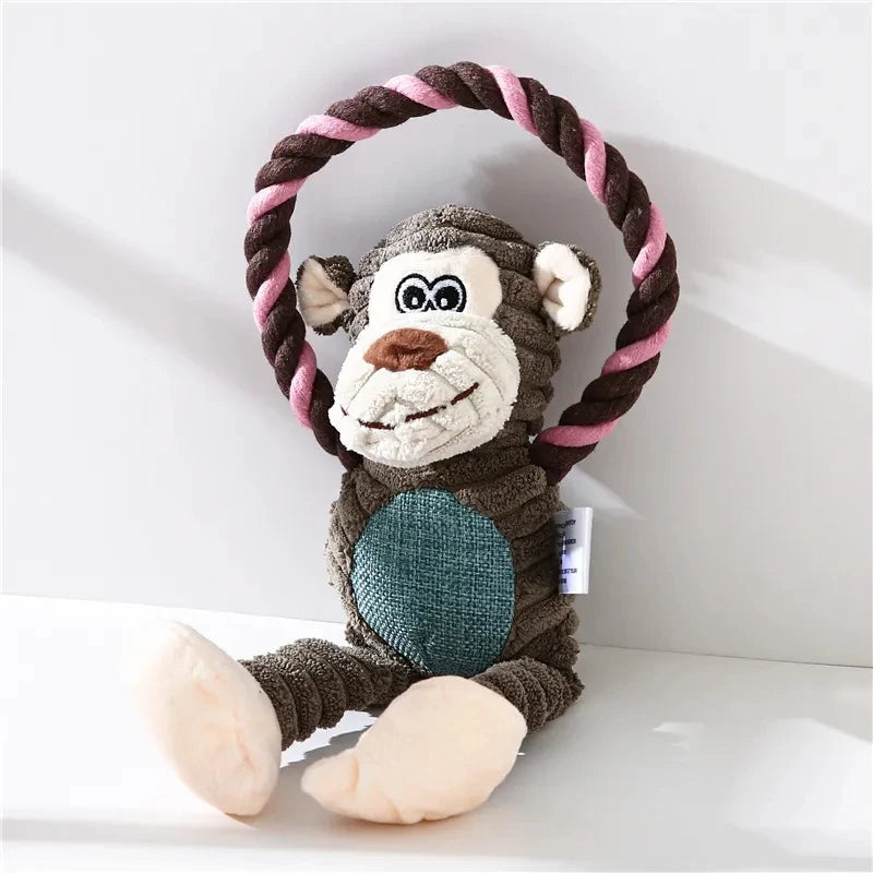 Squeaky Animal Dog Toy