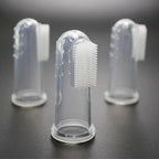 3Pcs Pet Finger Toothbrush Soft Silicone