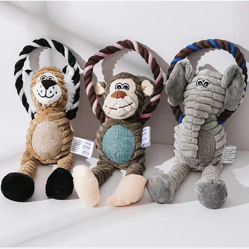 Squeaky Animal Dog Toy