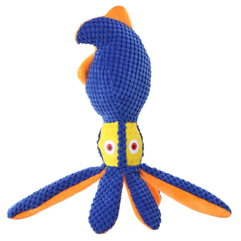 Octopus Squeaky Dog Toy