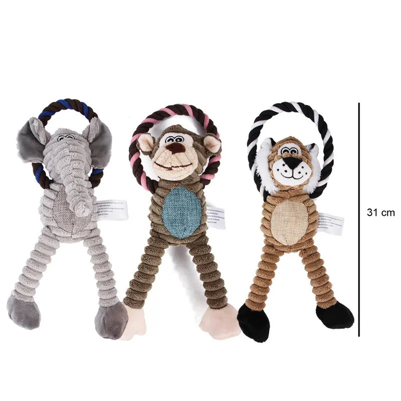 Squeaky Animal Dog Toy