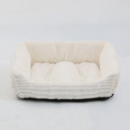 Square dog bed