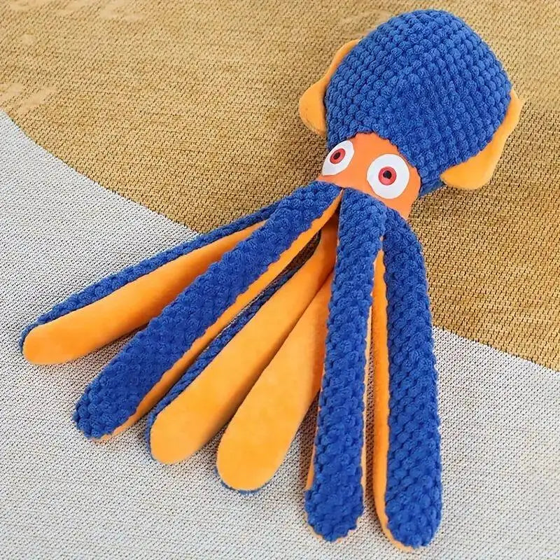 Octopus Squeaky Dog Toy