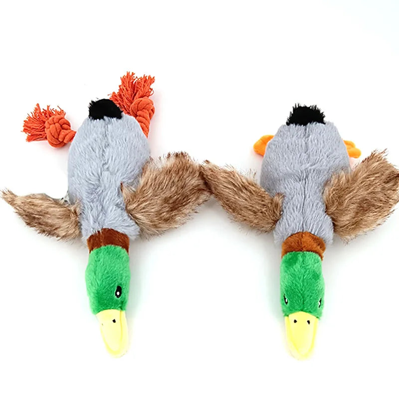 Plush Duck Dog Toy