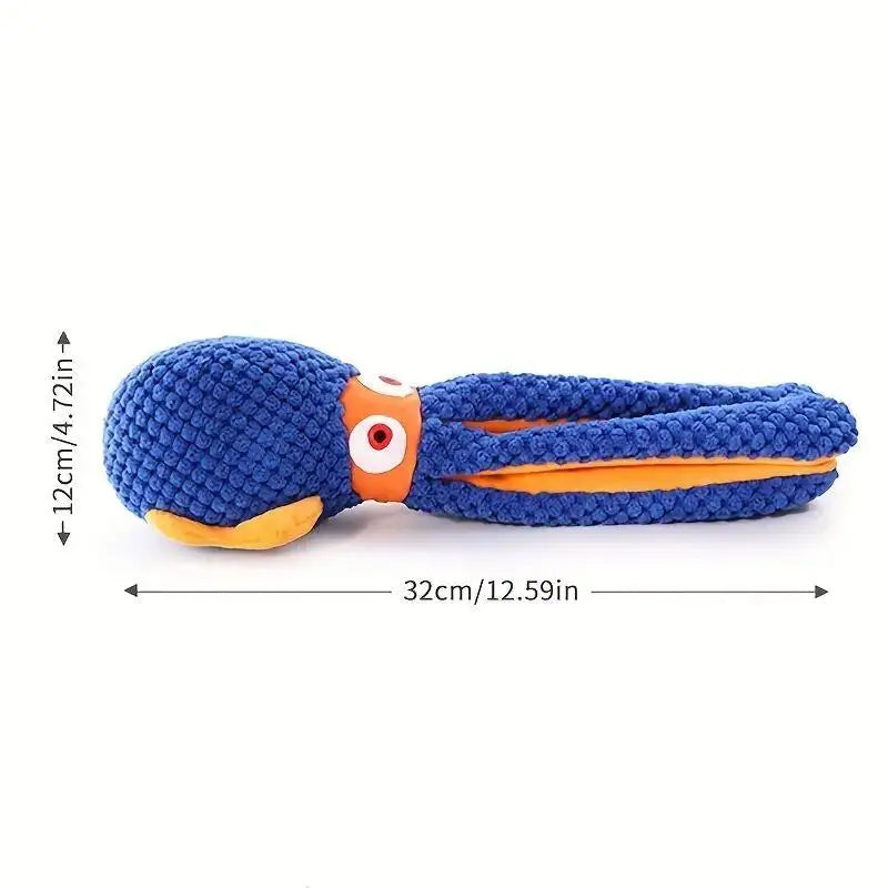 Octopus Squeaky Dog Toy