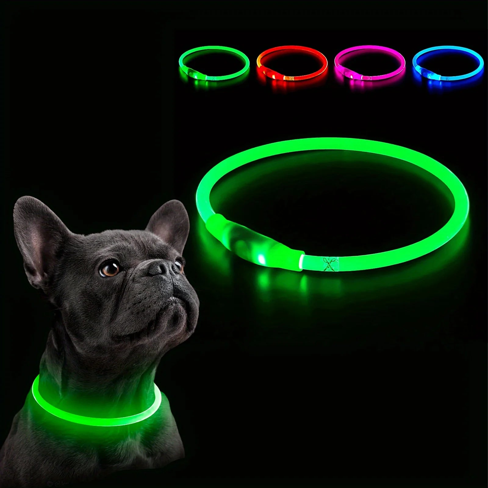 Rechargeable Dog LED Light Collar