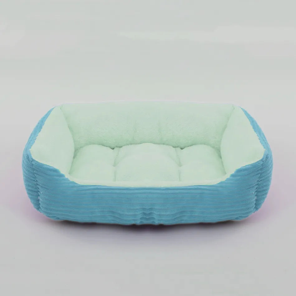 Square dog bed