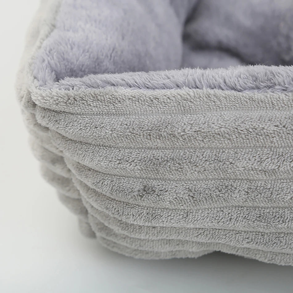 Square dog bed