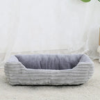 Square dog bed