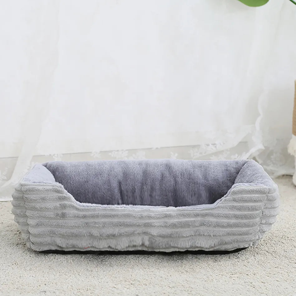 Square dog bed