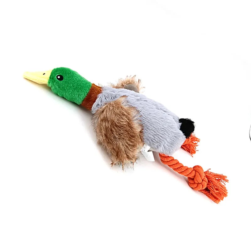 Plush Duck Dog Toy
